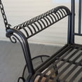 thumbnail image 2 of Pemberly Row Iron Patio Porch Swing in Black, 2 of 5