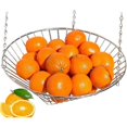thumbnail image 3 of Wire Hanging Basket,3-tier Stainless Steel Fruit Basket, 3 of 5