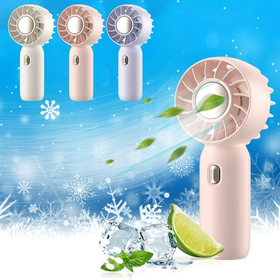 XGFHYJEH Hand Held Fan, Mini Fan Handheld, Hand Held Fan Rechargeable, Portable Folding Hand Held Cooling Fan