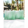 thumbnail image 2 of Outdoor Pillows Waterproof, Green Ombre Bedding Throw Pillows with Insert for Couch Sofa Bed, Modern Abstract Gradient Minimalist Art 18x18 Inch Pillowcases Decorative Camping Patio Pillow Set of 2, 2 of 3