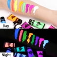 thumbnail image 4 of Ckulufk Tubes de Peinture Corporelle Blacklight Peintures Réactives Brillent dans le Noir Fournitures de Fête Peinture Fluorescente pour le Visage Blacklight Glow Maquillage, 4 of 7