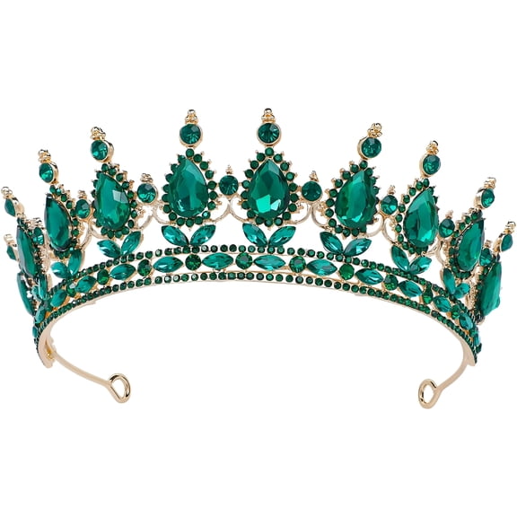 DESIGNICE Tiara Crown for Women Princess Crowns Royal Queen Crowns Wedding Tiaras for Bride Crystal Hair Accessorie for Birthday Halloween Cosplay Christmas Party Prom Gifts