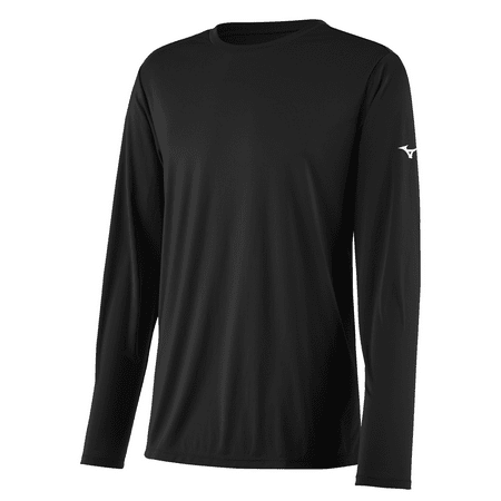 UPC: 0889961546303 | Mizuno Youth Mizuno Nxt Long Sleeve Tee Size Medium Black (9090)