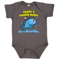 thumbnail image 3 of Inktastic Daddy's Fishing Buddy (blue) Boys or Girls Baby Bodysuit, 3 of 5