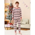 thumbnail image 6 of DAKIMOE Christmas Pajamas for Family Matching Sets Couples Xmas Pjs Matching Set Long Sleeve Top and Pants Loungewear Festive Holiday Nightwear Jammies Sleepwear For Adult Women Men Kids, 6 of 6