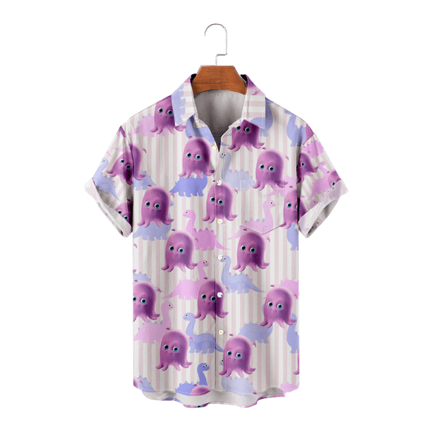 Finding Dory Men's Hawaiian Print Short Sleeve Shirt,Finding Nemo ...