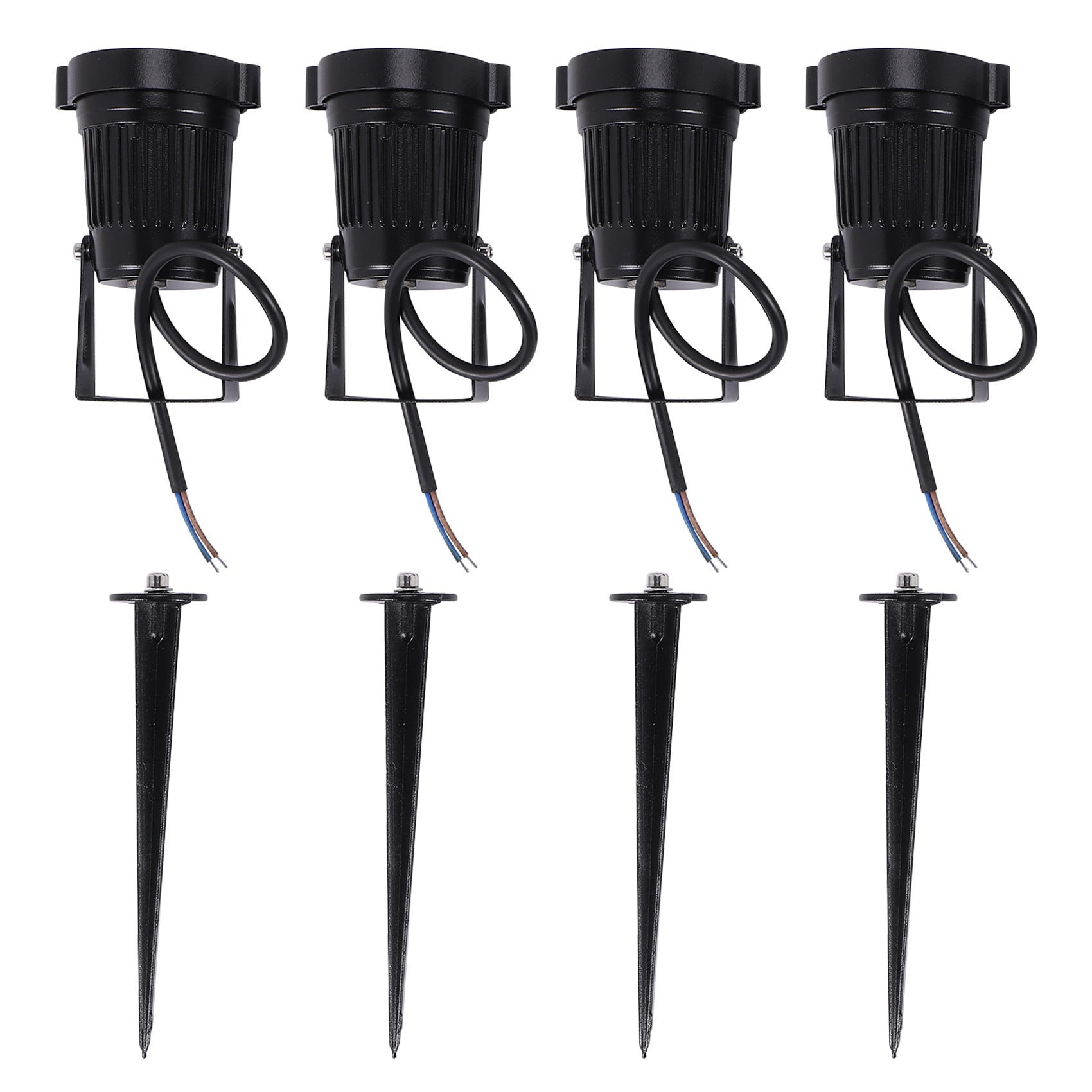 4Pcs Landscape Lights 5W LED Garden Lights 12V Path Lights Outdoor
