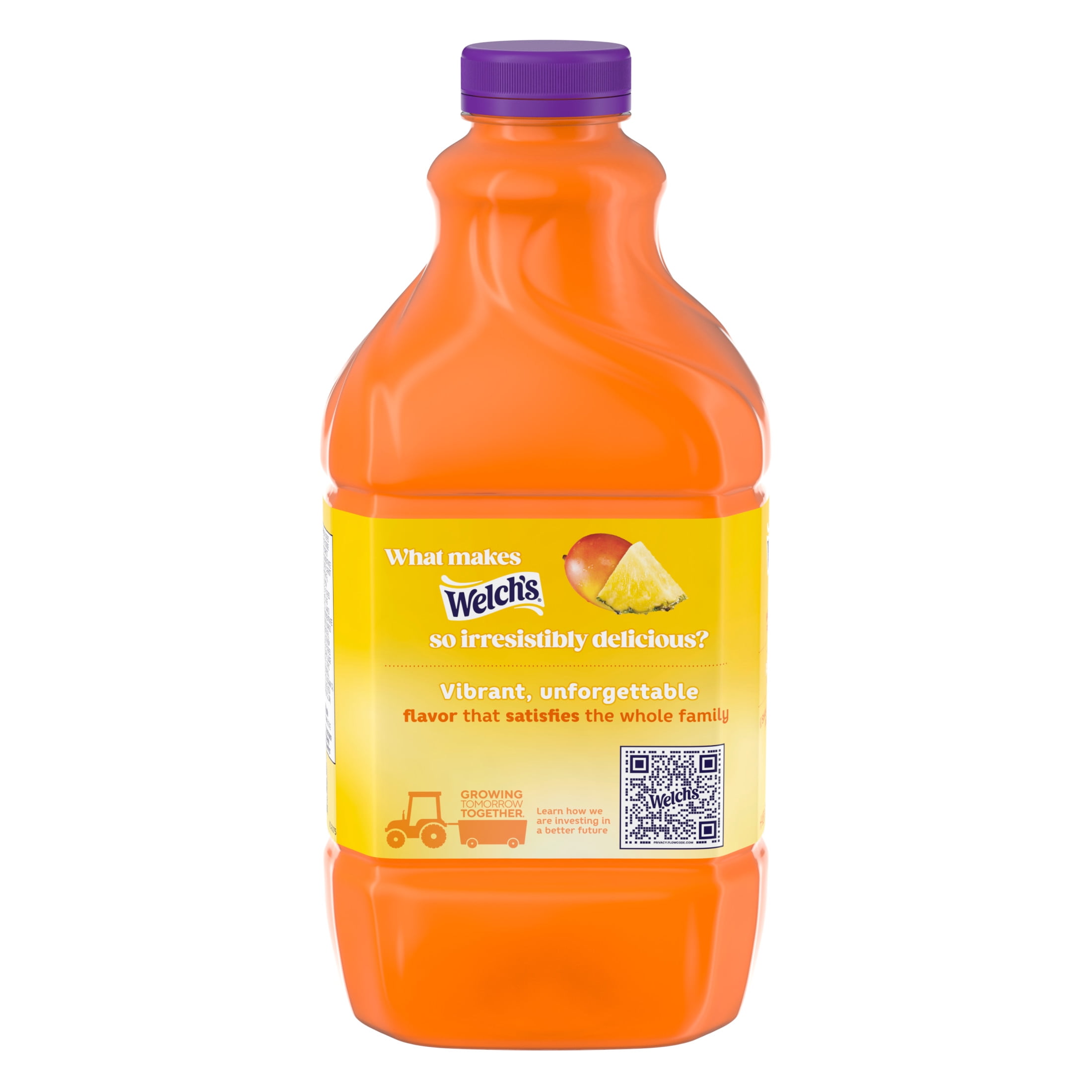 (3 pack) Welch's Mango Pineapple Juice Cocktail, 64 fl oz Bottle