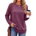 thumbnail image 4 of Fantaslook Sweatshirts for Women Crewneck Casual Long Sleeve Shirts Tunic Tops, 4 of 10