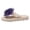 Purple, variant on ibiyuan Leather Flip Flops for Women Thong Sandals Non- Woven Sole Women House Slippers Elegant Shower Shoes Women