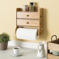 thumbnail image 1 of Paper Towel Holder with Integrated Wrap Dispenser, 1 of 3