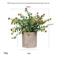thumbnail image 1 of 1 paquete de Mini plantas falsas en macetas, eucalipto, romero, plantas artificiales de plástico para estante de baño, hogar, oficina, escritorio, decoración de mesa para interiores(Tipo A12, 1 of 5