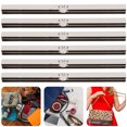 thumbnail image 4 of 6PCs Bag Clasps Purse Metal Wallet Frame Straight Side Luggage Clip, Buckle And Bag Clip 19cm, 4 of 8