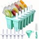 thumbnail image 1 of Moldes for paletas de silicona de 12 cavidades: fácil liberación con palitos reutilizables, embudo y cepillo de limpieza for paletas heladas caseras, infusiones de frutas y golosinas for fiestas, 1 of 4