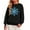 Black, variant on Winter Snowflake Print Pullover Sweatshirt for Girls Crew Neck Long Sleeve Casual Comfortable Top