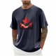 thumbnail image 1 of Camisetas de Manga Larga para Hombre Algodón Impresión Cuello Redondo Blusas de Moda Casual, 1 of 5