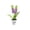 Purple, variant on Ohmyroo Artificial Hyacinth Bonsai Potted Faux Botanical Arrangement 2 Head Silk Floral With Pot For Home Office Decor