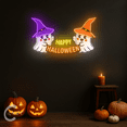 thumbnail image 2 of C-CRAFT Ghost Neon Sign 25 Inches for Happy Halloween Party Wall Art, Spooky Led Wall Decor and Perfect Gift for Friends, 2 of 4