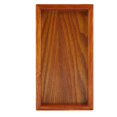 thumbnail image 1 of Bandeja rectangular de madera para servir té, plato para mesa, plato para guardar aperitivos y alimentos para hoteles y hogares (22 x 12 cm), 1 of 10