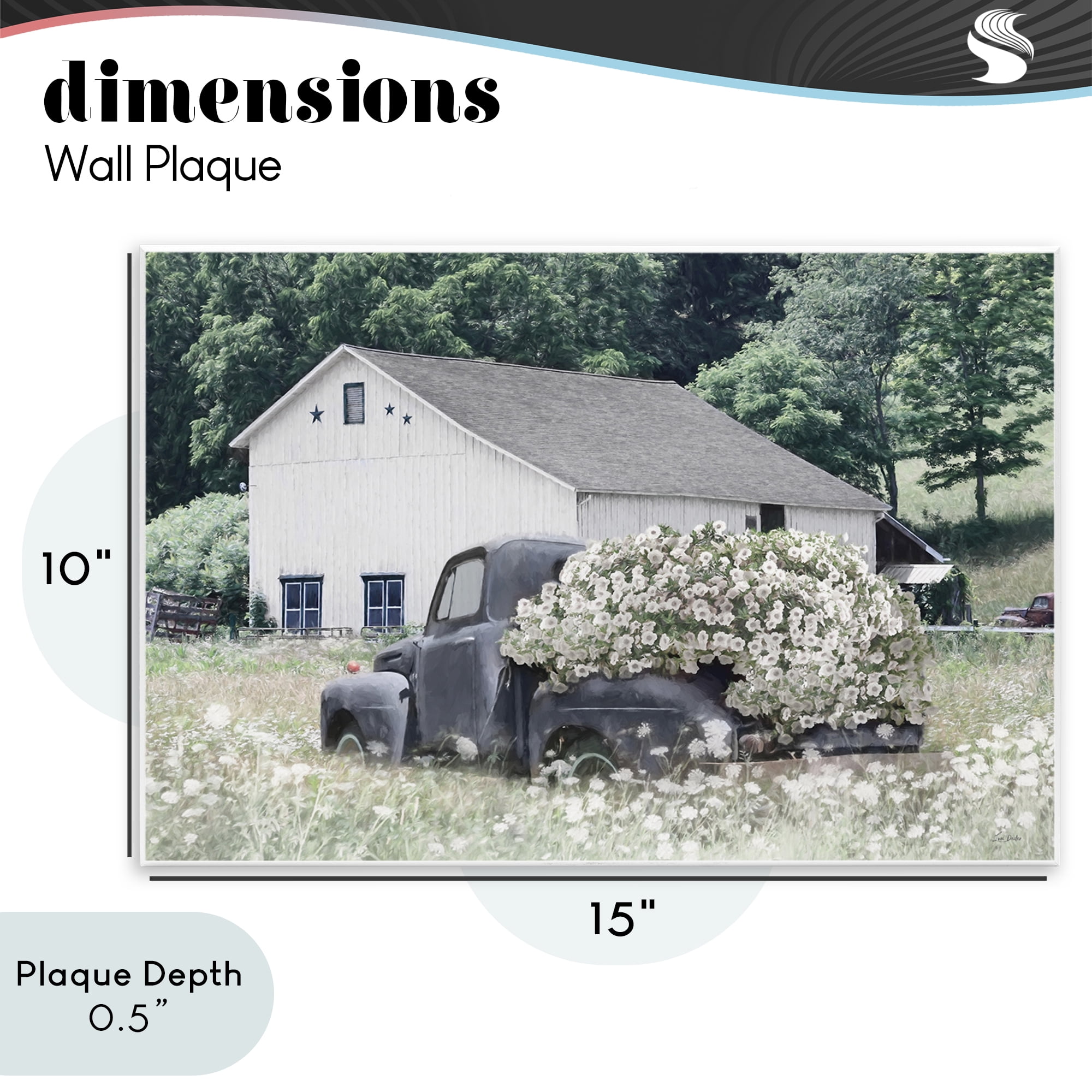Stupell Industries Bed Full Of Blossoms Wall Plaque Art, design by Lori Deiter