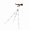 Orange, variant on HD Refractive Astronomical Telescope with Adjustable Tripod & Moon Filter - 70mm Aperture 300mm Focal Length Portable Space Spotting Scope for Beginners Kids Travel Bird Watching (White)