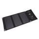 thumbnail image 5 of Cargador de panel solar plegable de 21 W, paneles de carga de teléfono solar portátiles negros con puerto USB dual para senderismo al aire libre Camping, 5 of 14