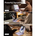 thumbnail image 3 of Funda con teclado ESR para iPad Air de 13 pulgadas (M2, 2024) con panel táctil, 3 of 8
