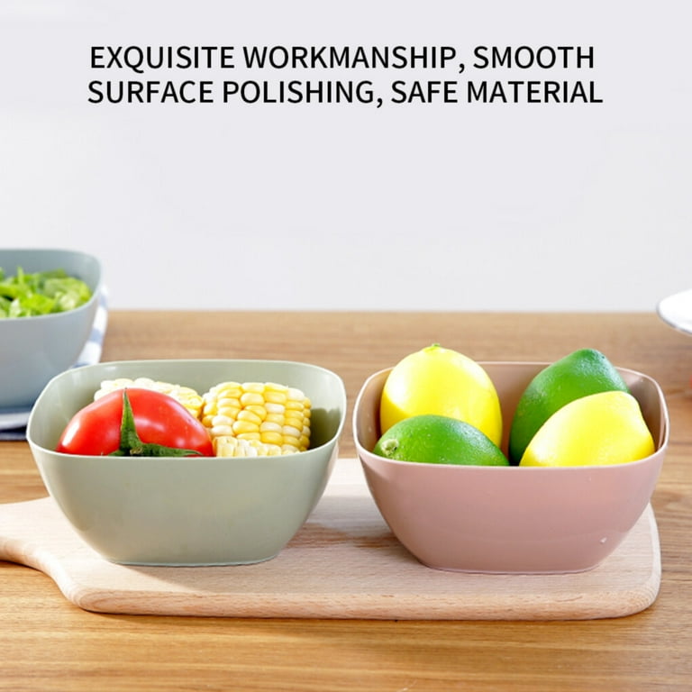 Mixing Bowl Plastic Salad Serving Bowl Food Storage Container