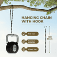 thumbnail image 4 of Plant Hangers 12 Pack, 24 cm Black Hanging Chains with Ceiling Hooks, Hanging Plant Holder for Bird Feeders Planters Wind Chimes, 4 of 6