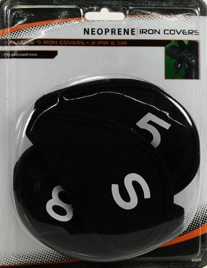 ProActive Sports Golf Neoprene Set Black Headcover New