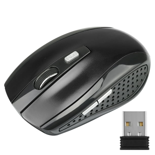 Souris optique compacte sans fil, USB 2.4G, 6 boutons, mini souris pour PC,  ordinateur portable, Windows, Mac, Linux