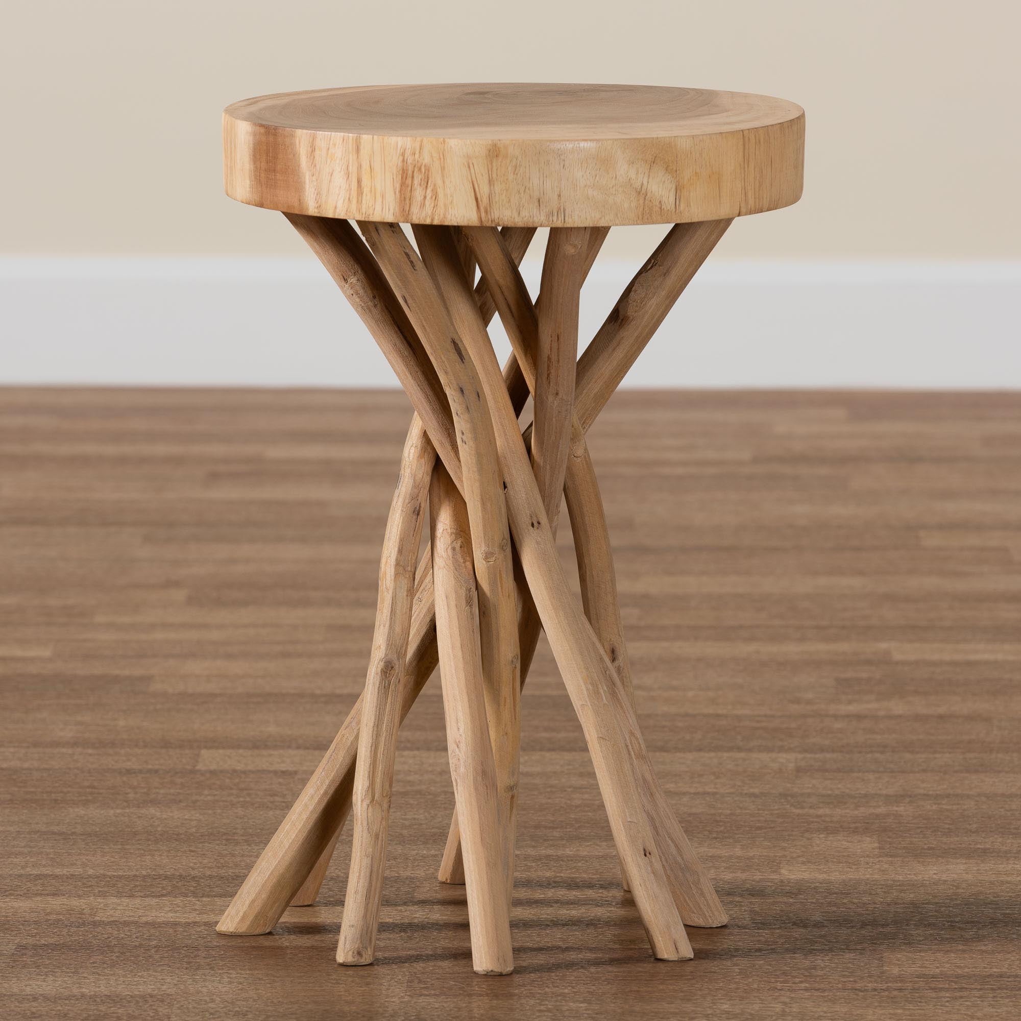 bali & pari Liberte Boho End Table, Natural