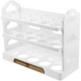 thumbnail image 1 of Egg Container 3-layer Egg Holder Egg Tray Egg Storage Rack for Refrigerator, 1 of 3