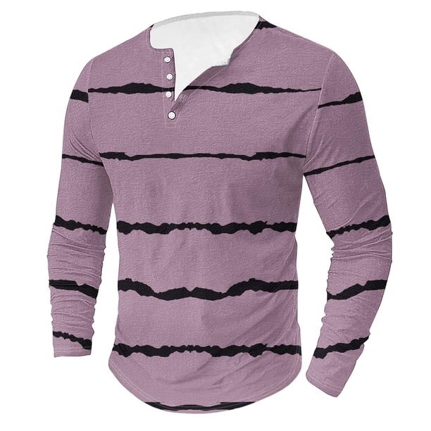 Blusas y camisas de manga larga con cuello redondo para hombre, estilo casual, cuello redondo, estampado, para fitness, deportes, manga larga, blusa de poliéster.