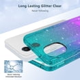 thumbnail image 2 of OnePlus Nord N300 5G Case, Rosebono Hybrid Glitter Sparkle Transparent Colorful Gradient TPU Skin Cover Protection Case For OnePlus Nord N300 5G (Gold/Pink), 2 of 4