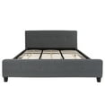 thumbnail image 3 of Flash Furniture Platform Bed,Tribeca,King,Dark Gray HG-32-GG, 3 of 5