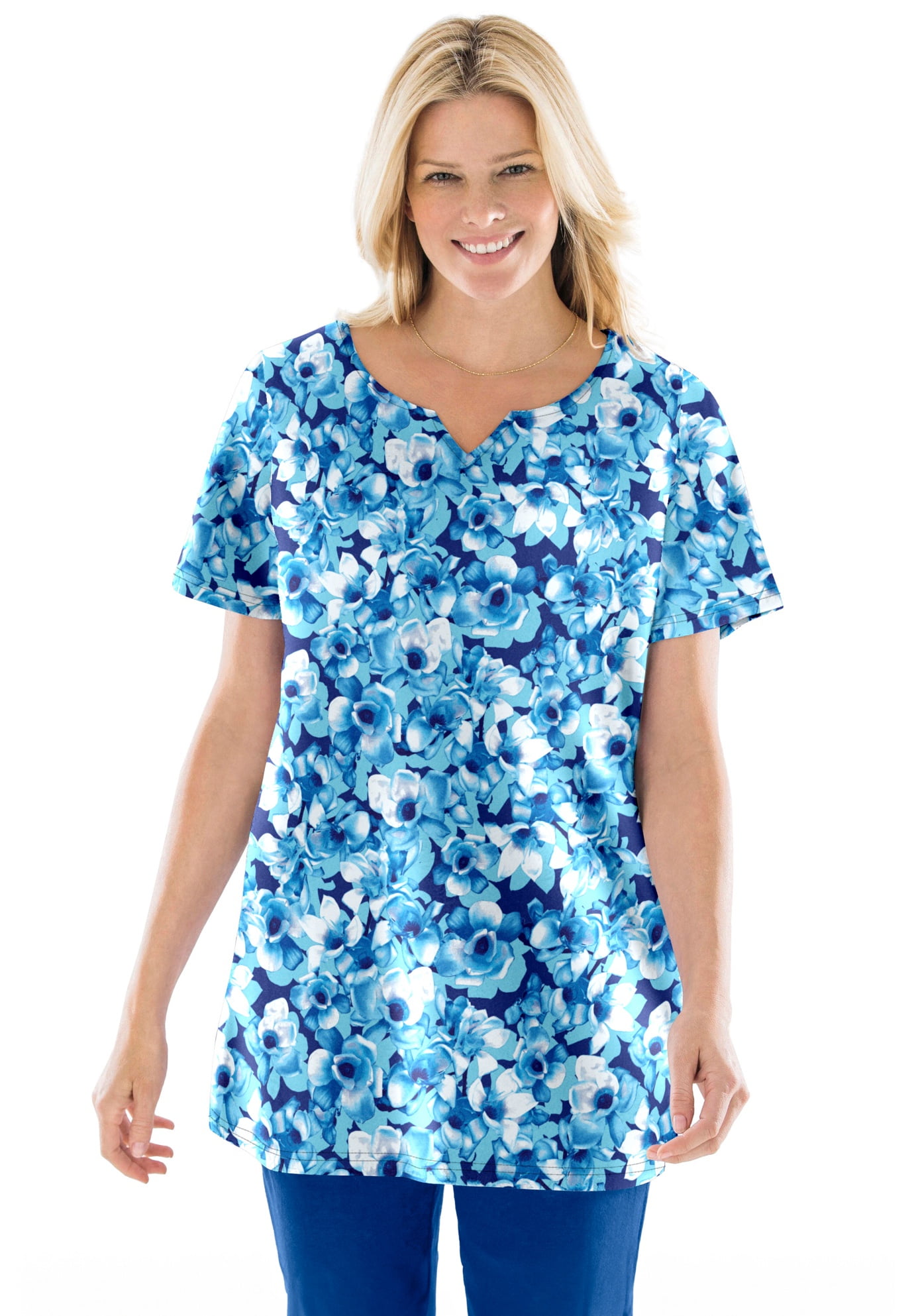 Plus Size 7-Day Notch-Neck Tunic - image 5