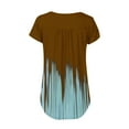 thumbnail image 6 of Pntutb Womens Summer Tunic Tops Short Sleeve Clearance Casual V Neck Hide Belly Tee Blouses, 6 of 6