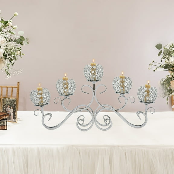 5 Arms Crystal Candle Holders Crystal Candle Holder Candle Holder