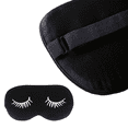 thumbnail image 3 of Máscara de ojo de seda bordada Travel Hotel Snooze Sleep Eye Mask Adepaton CPB-US-XD350-1, 3 of 5