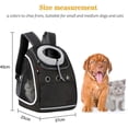 thumbnail image 4 of backpacks for small dogs cat carrier backpack pet backpack for hiking, 4 of 5