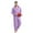 Purple-dad, variant on Chrismtas Jumpsuit Pajamas for Men Long Sleeve Hooded Fleece Lined Solid Zip Up Homewear Gray XL