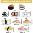thumbnail image 2 of 18 parches termoadhesivos para alimentos, 9 estilos diferentes: parches bordados para reparar sushi, sashimi, temaki y chirashi., 2 of 6