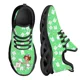 thumbnail image 1 of Zapatillas de deporte de malla con plataforma para mujer, con diseño de enfermera y dientes kawaii, cómodas, con cordones y plataforma para caminar., 1 of 6