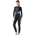 thumbnail image 4 of Tmvgtek Trajes Húmedos De Surf De Manga Larga Para Buceo Y Esnórquel De Una Pieza Para Mujer (Negro L) Tmvgtek Para estrenar, 4 of 8
