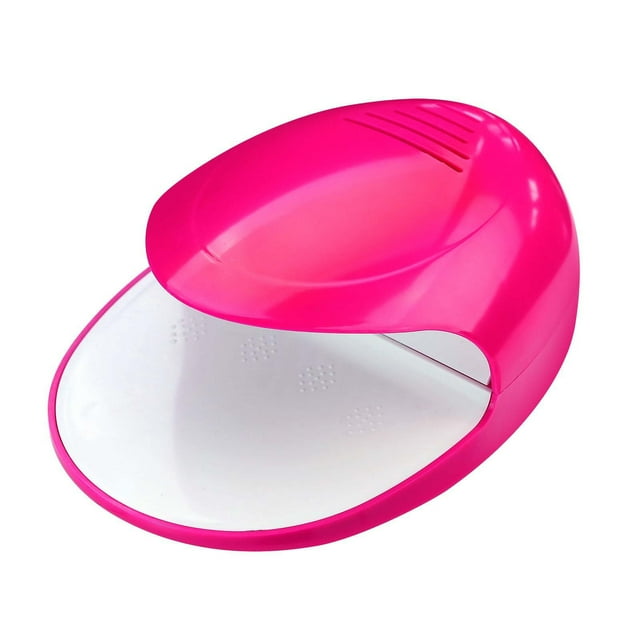 Herramientas para manicura, secador de uñas con ventilador para esmalte regular, secador de uñas portátil para niños, kit de manicura para niñas, secador de aire de secado rápido.