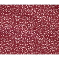 thumbnail image 4 of oneOone Cotton Flex Red Fabric Leaves Dress Material Fabric Print Fabric By The Yard 40 Inch Wide, 4 of 4