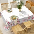 thumbnail image 2 of Mizhona Vintage Floral Tablecloth Rectangle,Spring Nature Table Cloth for Kitchen Dinner Decor,60"x120", 2 of 5