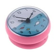 thumbnail image 3 of GUOOL Shower Bathroom Kitchen Wall Clock Waterproof Colorful Home Decor - Red, 75x35mm A-Pink, 3 of 7