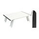 thumbnail image 1 of Mesa de camping plegable Mesa de playa Mesa de camping portátil de aleación de aluminio plegable Blanco, 1 of 9